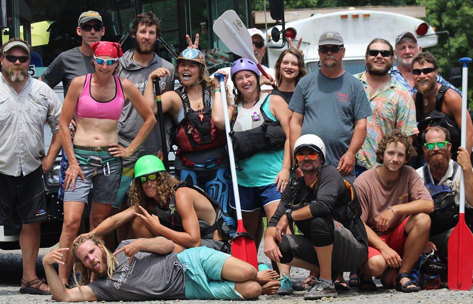 A few of our ocoee river guides at oac